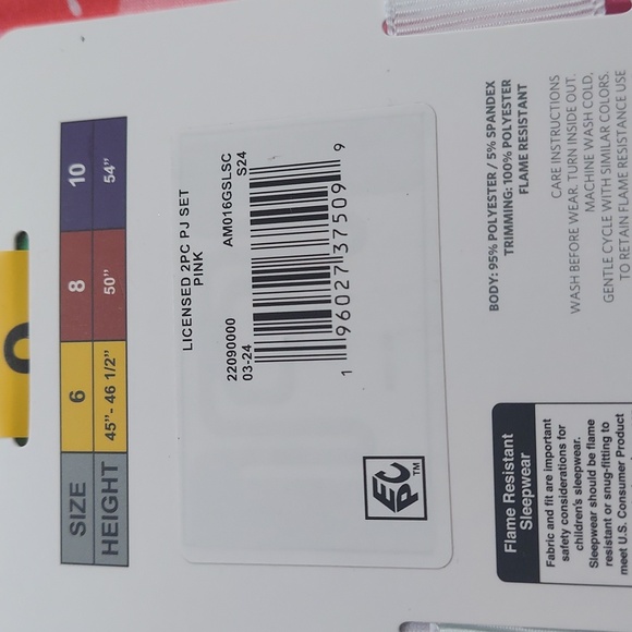 2-PC Pajama Set Squishmallows - Picture 2 of 4